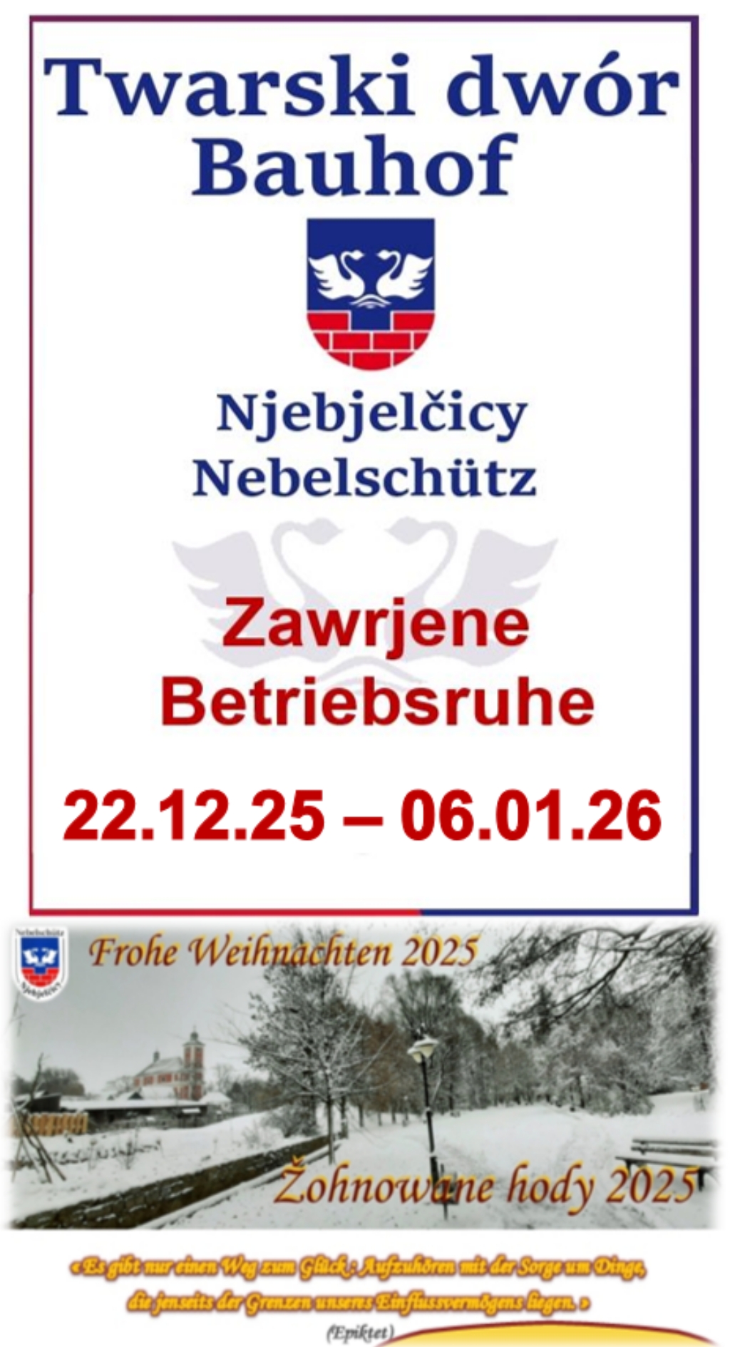 2025 Bauhof Betriebsruhe Weihn.Neujahr