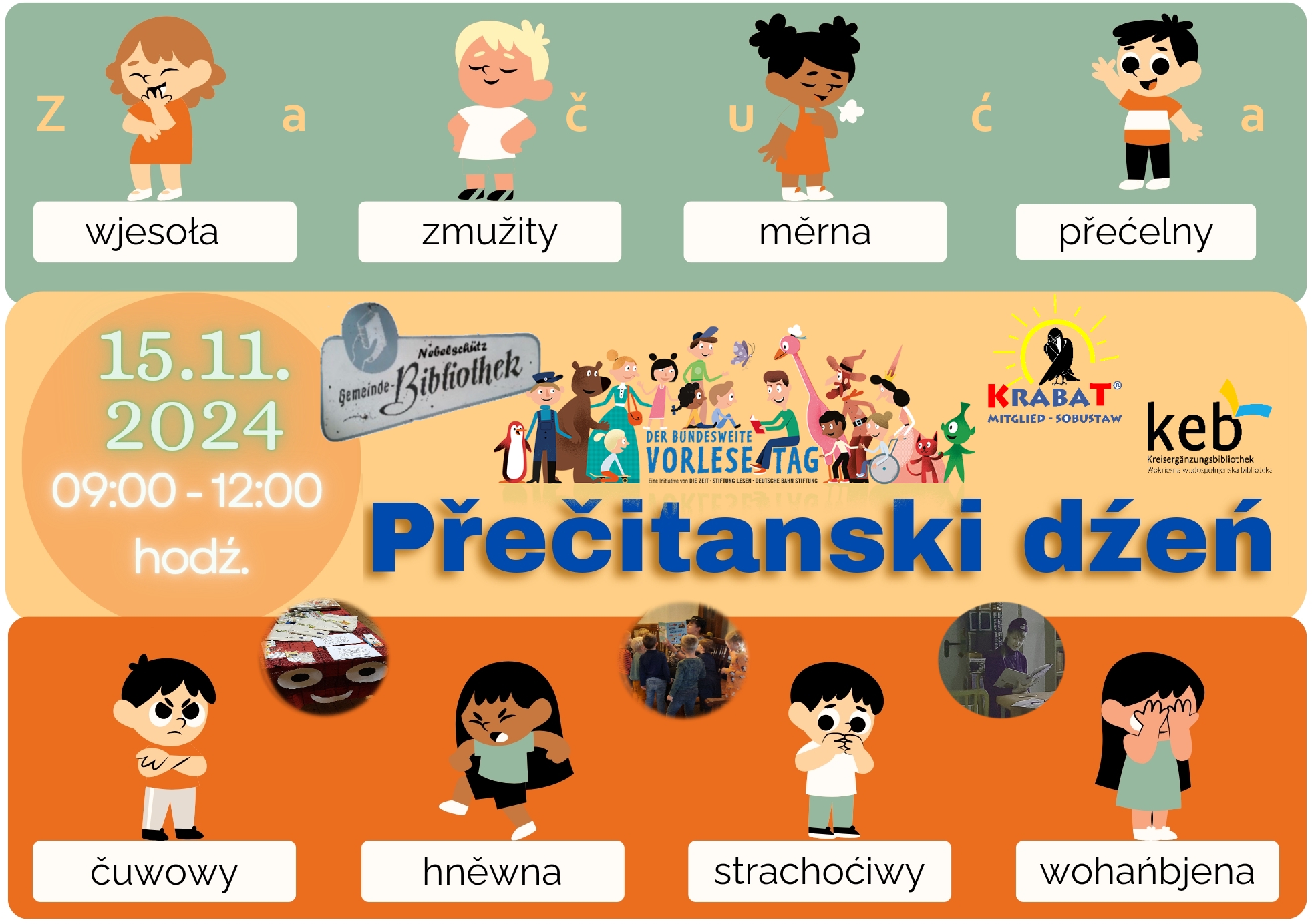 2024 11 15 Flyer Vorlesetag KITA SORB