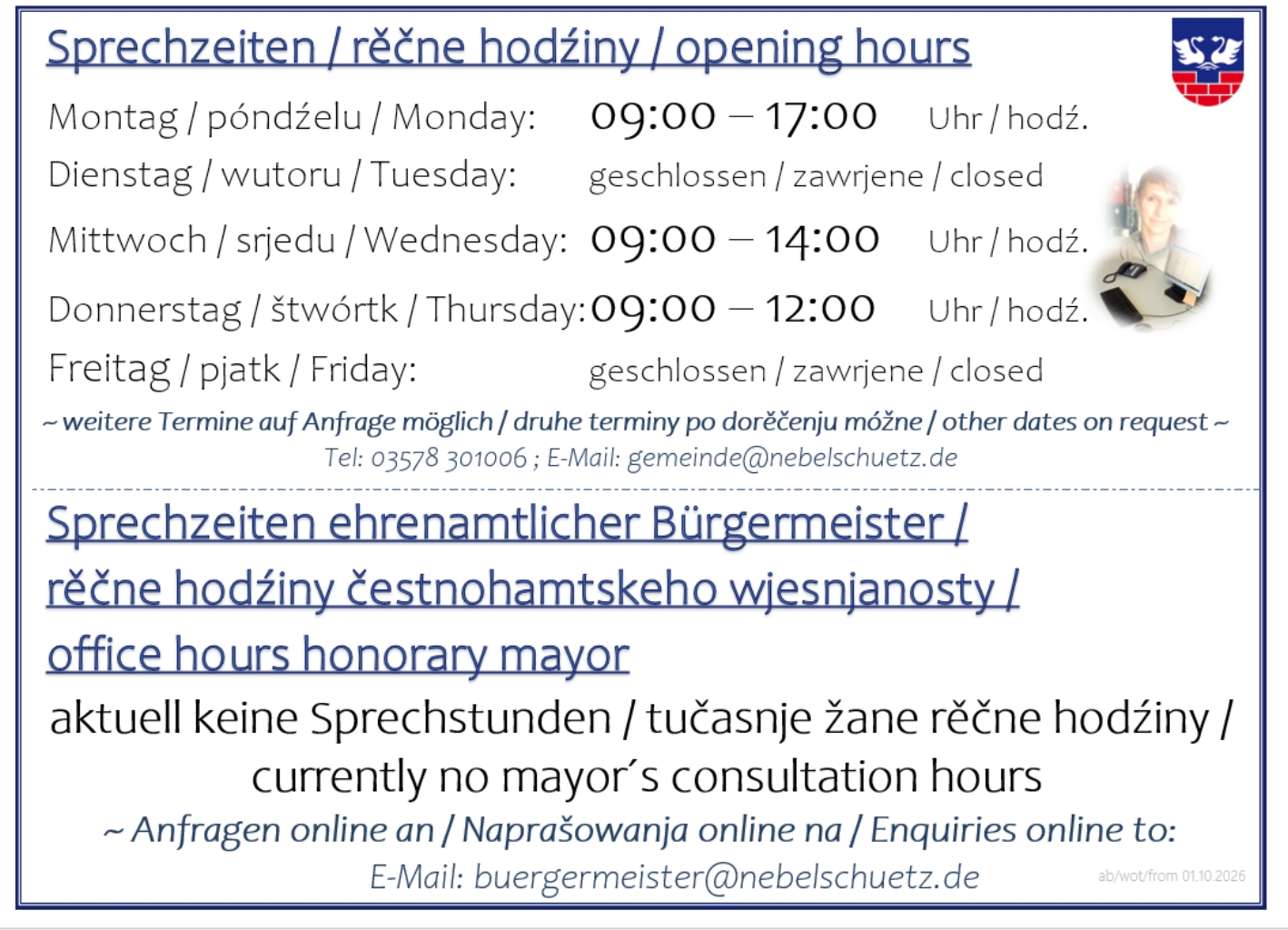 2026 ÖffnungszeitenWotewrjenskeCasyWebseite 18.05.2026