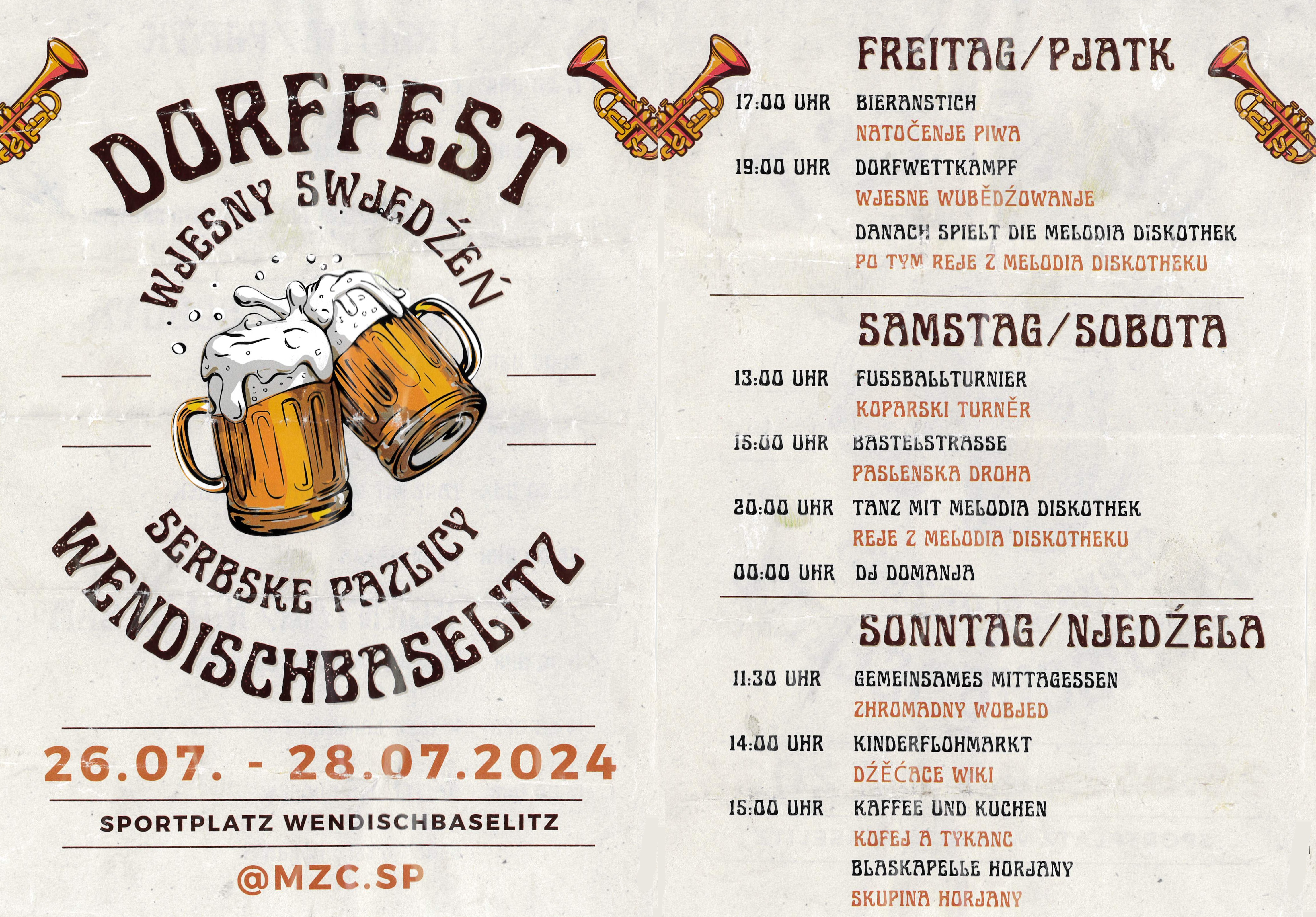 2024 07 26 28 Dorffest Wendischbaselitz